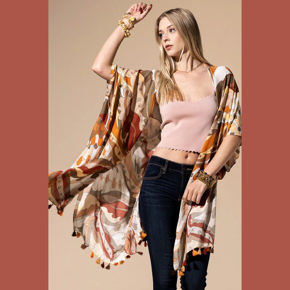 Maya Groovy Elegance Kimono - Picture 5 of 7